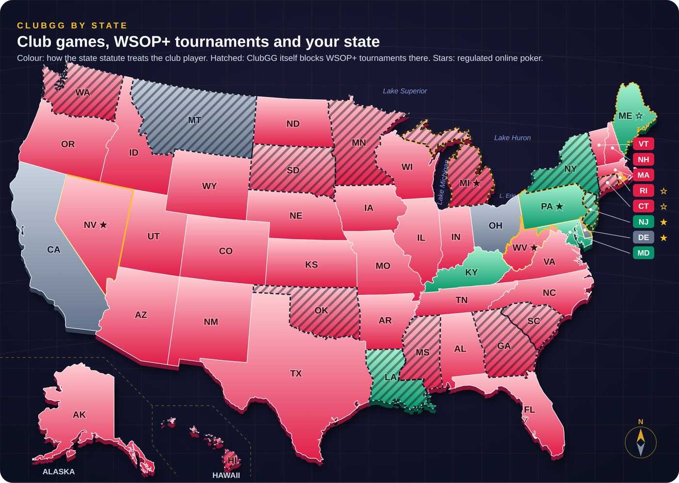 Is ClubGG Legal? Sweepstakes Rules, Club Games and All 50 States logo