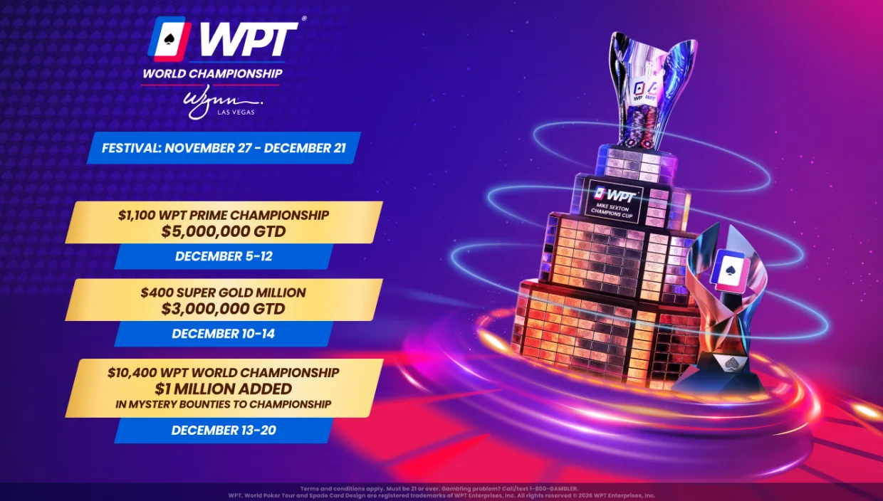 Eleven Sundays to Las Vegas: Inside WPT Global's World Championship Satellites logo