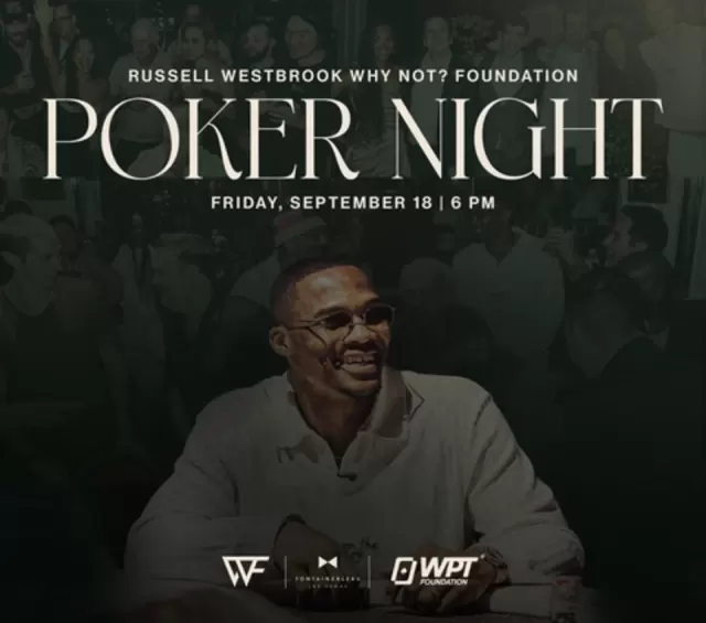 Fontainebleau Lands Russell Westbrook's Charity Poker Night