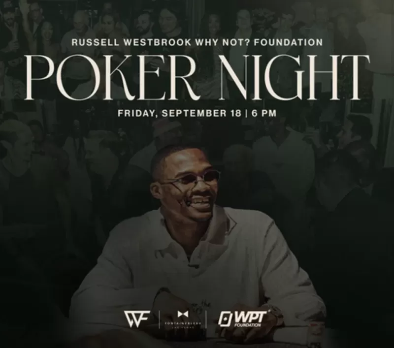 Fontainebleau Lands Russell Westbrook's Charity Poker Night